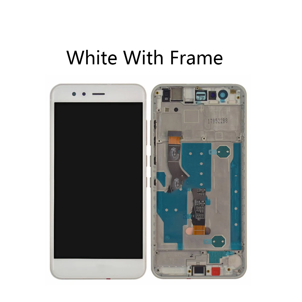 Для HUAWEI P10 Lite ЖК дисплей сенсорный экран с рамкой для was lx1 lx1a|Экраны мобильных