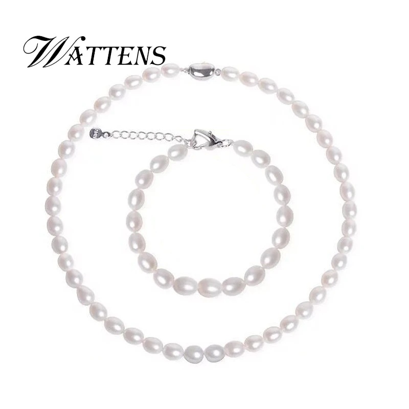 Свадебные ювелирные изделия из натурального жемчуга жемчужное ожерелье