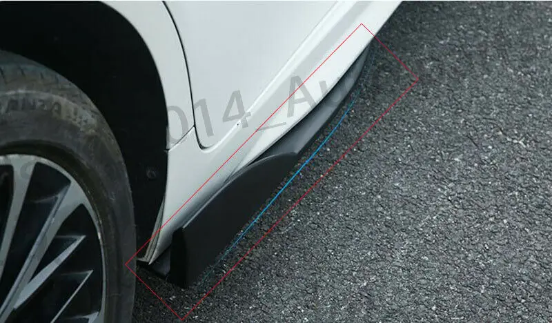 Матовые черные боковые юбки 2 шт./компл. подходят для Toyota Camry SE XSE Sport 2018-2019 |