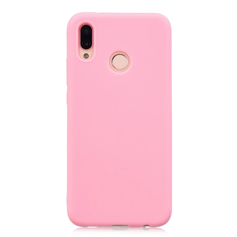Силиконовый чехол из ТПУ для Huawei Nova 3e мягкая задняя крышка карамельных цветов P20