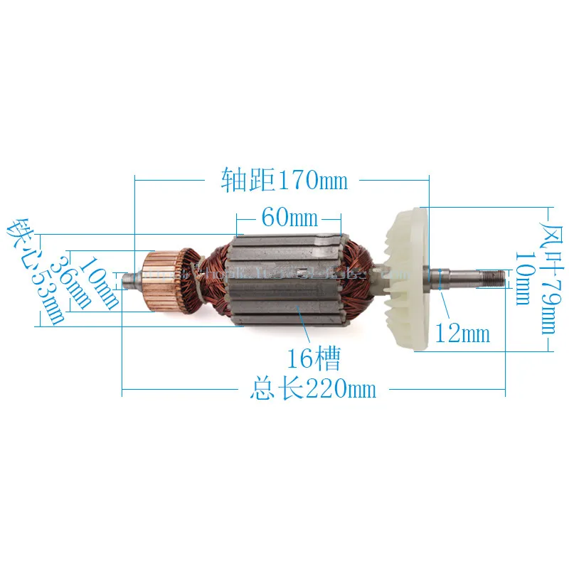 220V 230V G18SE3 арматура роторный якорь двигатель Замена для экскаватора Hitachi 360594E 180 230