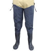 high jump unisex plus 46 waders pants for fishing synthetic leather boots thickening sole one piece fishing waders boots pants