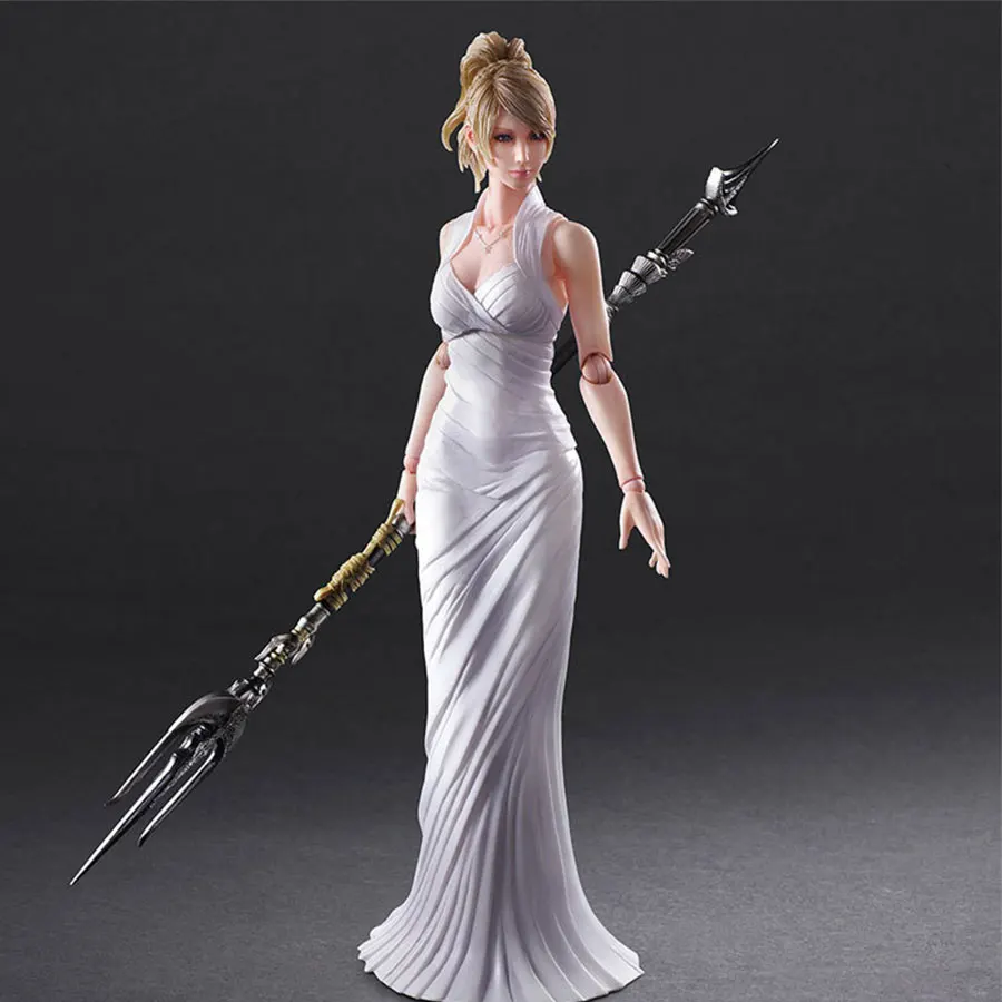 ПА изменение Final Fantasy XV 15 Аниме Фигурка 26 см Lunafreya Nox флиурет соединение из ПВХ