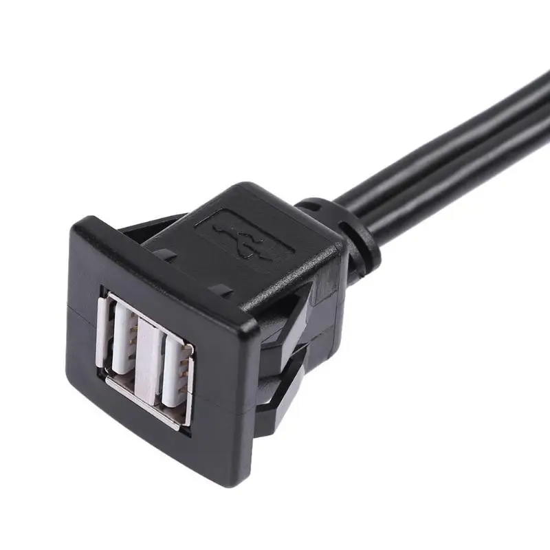 USB кабель для скрытого монтажа 1 м папа Мама автомобильный двойной быстрой