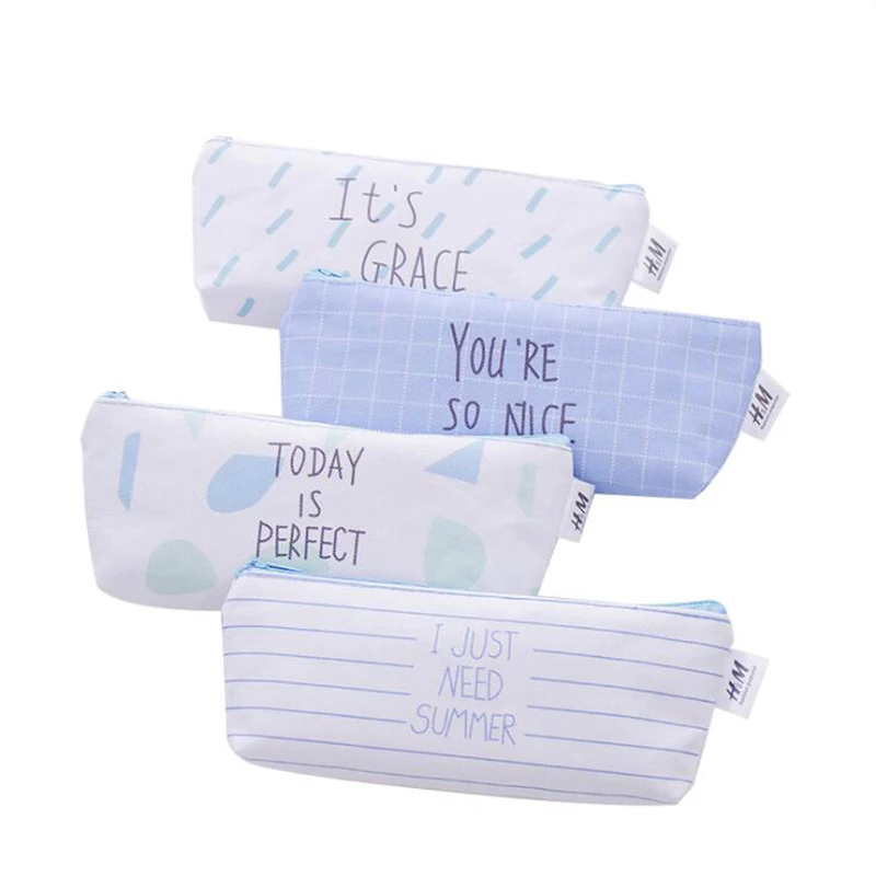 Светильник синий свежий простой стиль чехол карандаш для офиса канцелярские