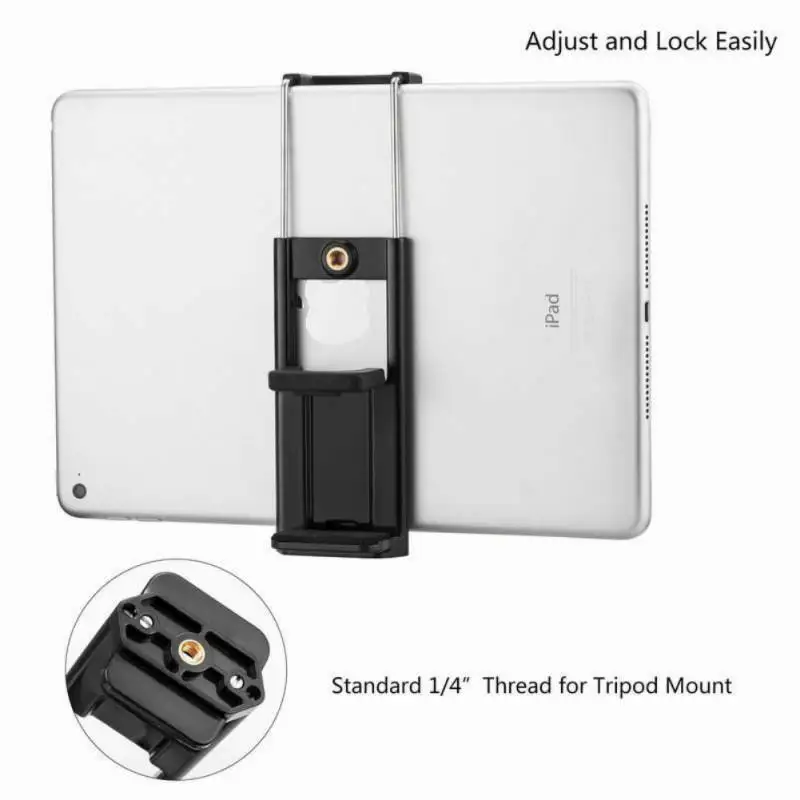 Portable Foldable Clip Base Tripod Mount Mobile Phone Holder Stand Adapter for All Tablets Smartphone iPad | Мобильные телефоны и
