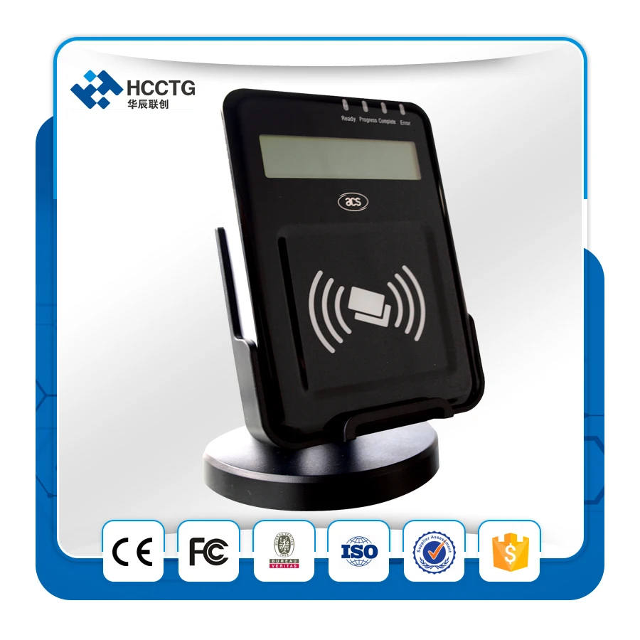 Горячая Распродажа! ПК связанный визуальный USB NFC/считыватель смарт карт с ЖК