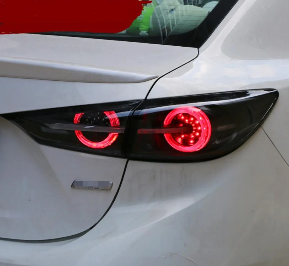 Автомобильный Стайлинг LED задний фонарь для Mazda 3 Axela задние фонари 2014 2018 DRL + сигнал