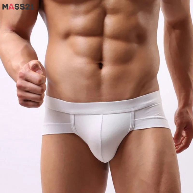 Мужские трусы-брифы MASS21 сексуальное дышащее нижнее белье с низкой талией мужские