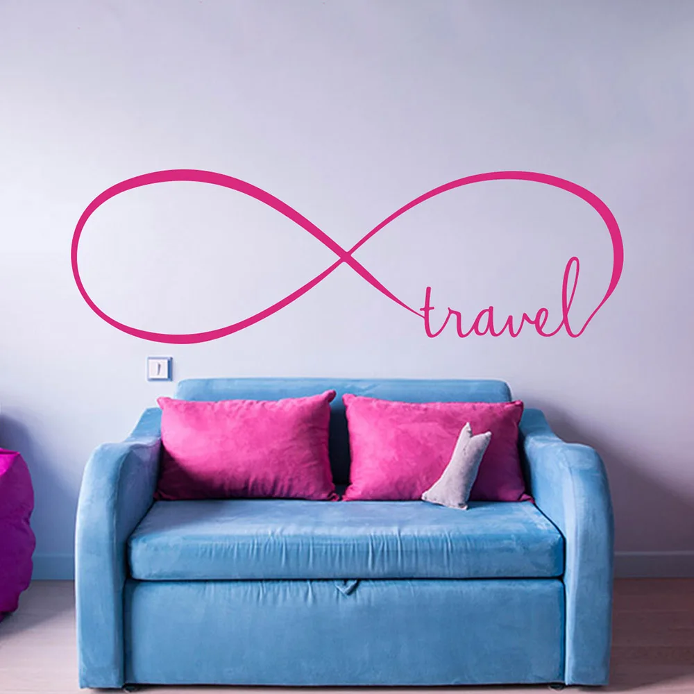 Настенная Наклейка Infinity Travel виниловый декор для детской комнаты|Наклейки на