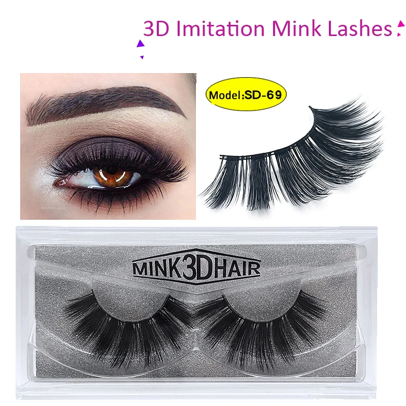 Z'LRAQI BEAUTY SD преувеличенные Имитационные норковые ресницы 3D Многослойные