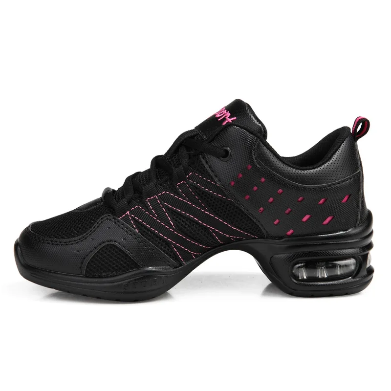 Женские кроссовки для танцев белые с мягкой подошвой спортивные сетчатые