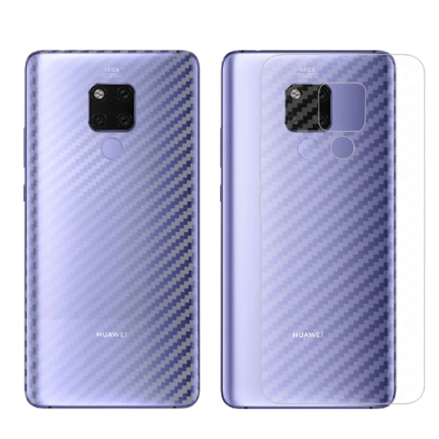 10 шт./лот 3D защита для задней панели из углеродного волокна Huawei Mate 20 Pro Lite 20X Honor 8X View
