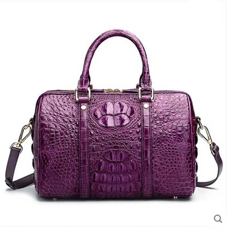 Hlt новая сумка из тайской крокодиловой кожи женские изделия натуральной