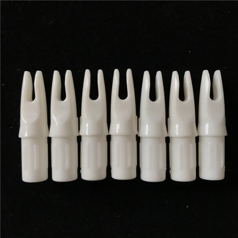 60/100pcs Archery Arrow Nock ID7.6mm Internal Plastic Insert Tails For Shaft Hunting | Спорт и развлечения