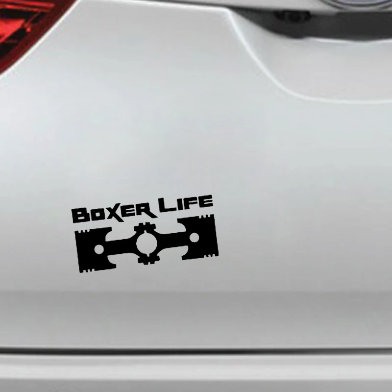 YJZT 14 см * 6 BOXER LIFE оригинальные виниловые наклейки для стайлинга автомобиля