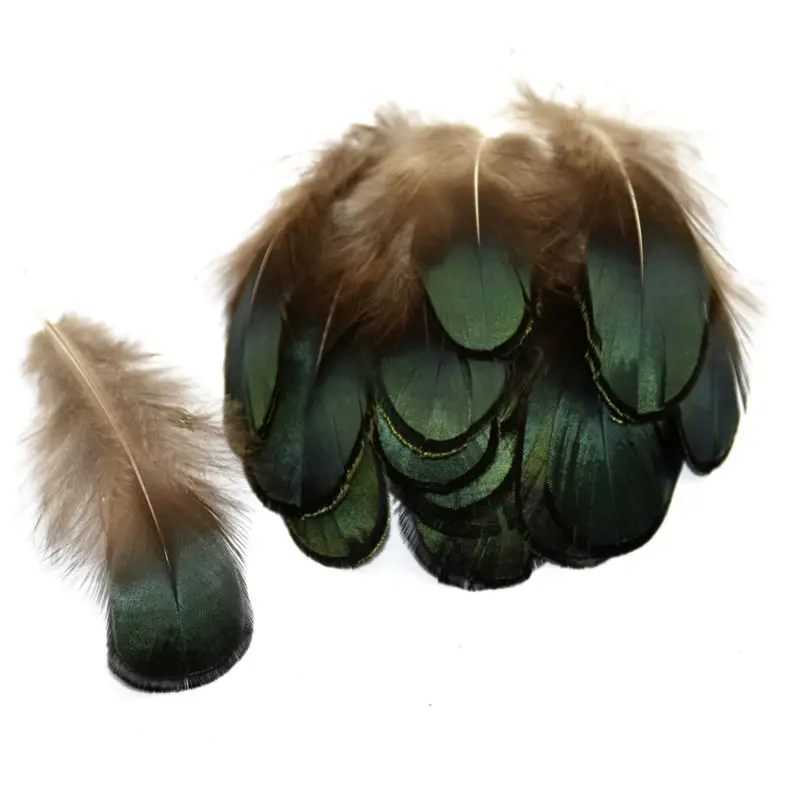 10 шт./лот Натуральное перо фазана 5 8 см медное куриное вечерние украшения для дома