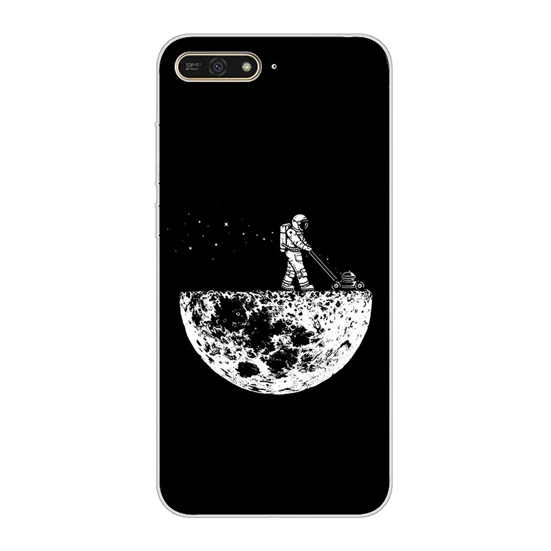 Ciciber чехол для Huawei Y9 Y7 Y6 Y5 Y3 Prime Pro 2018 2017 2019 чехлы телефонов звездное небо Лунная