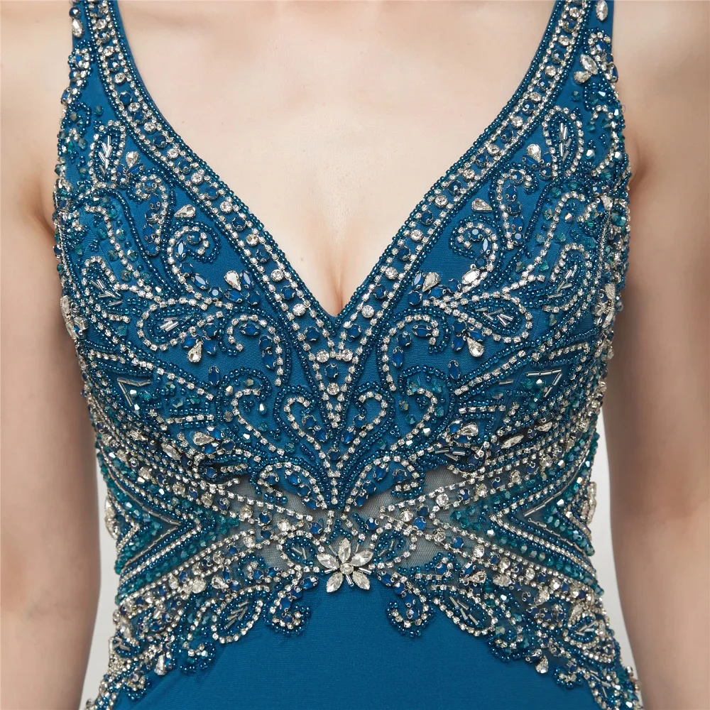 Женское платье с юбкой годе V образным вырезом и открытой спиной|Платья подруги