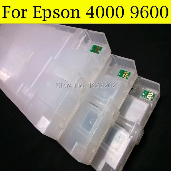 8 шт./компл. широкоформатный многоразовый картридж для принтера Epson 4000 с