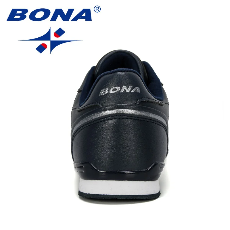 BONA/Новинка года; популярные уличные кроссовки; Мужская обувь для отдыха; нескользящая повседневная обувь для взрослых; Мужская Осенняя удобная обувь
