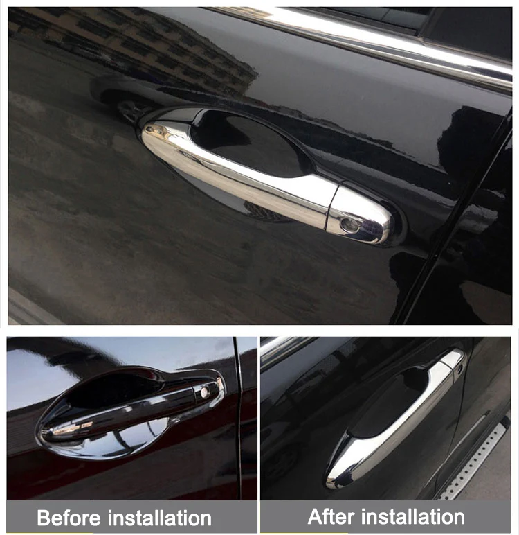 2019 4 шт Автомобильная Дверная Ручка хромированная дверная ручка совместима с Honda