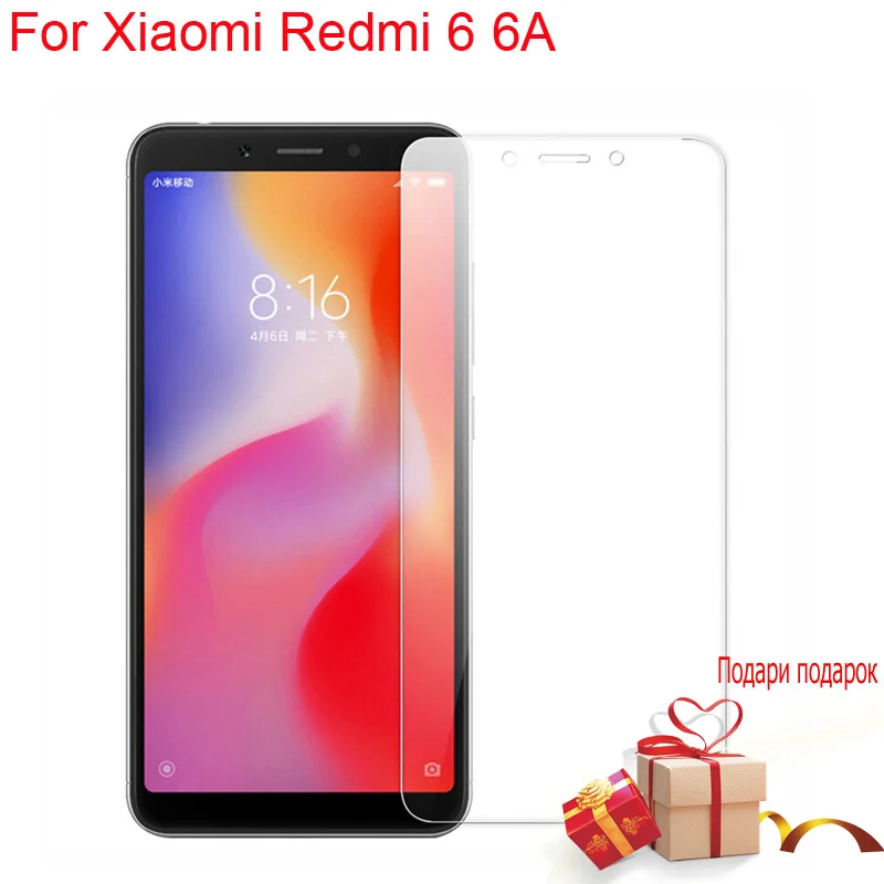 Закаленное стекло для Xiaomi Redmi 6 6A глобальная версия 9H 2.5D HD Защитное экрана JGKK