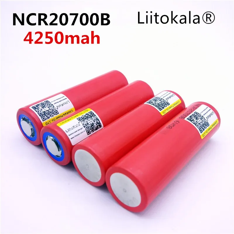 Аккумулятор liitokala 20700B 20700 4250 мАч 2 шт./лот | Электроника