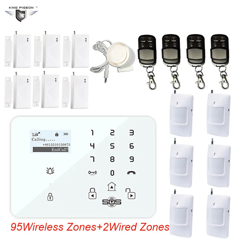 GSM Сигнализация Гараж Android Проводной России Открытый Беспроводной Датчик