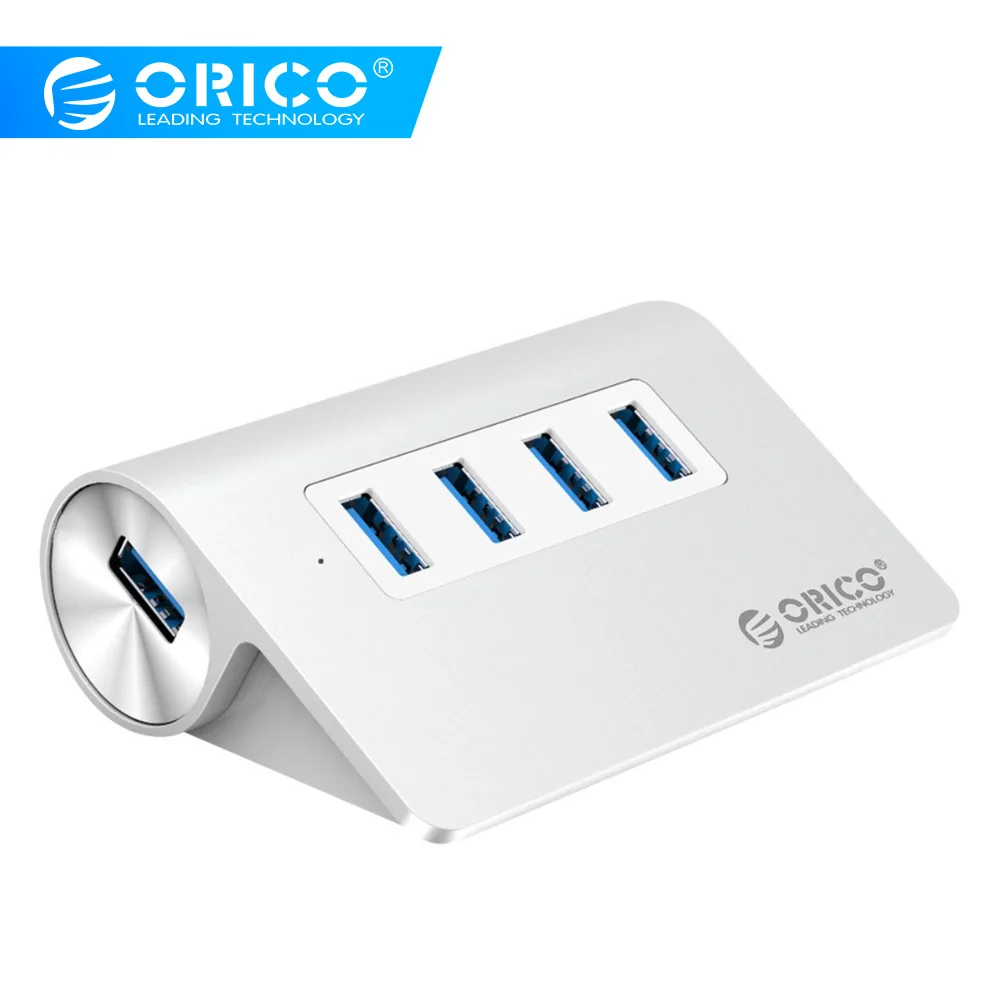 ORICO новый Mac дизайн мини высокое качество Высокоскоростной Алюминиевый 4 порта USB 3