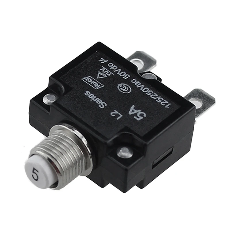 5A/10A/15A/20A/30AMP Кнопка сброса тепловой цепи панель выключателей крепление
