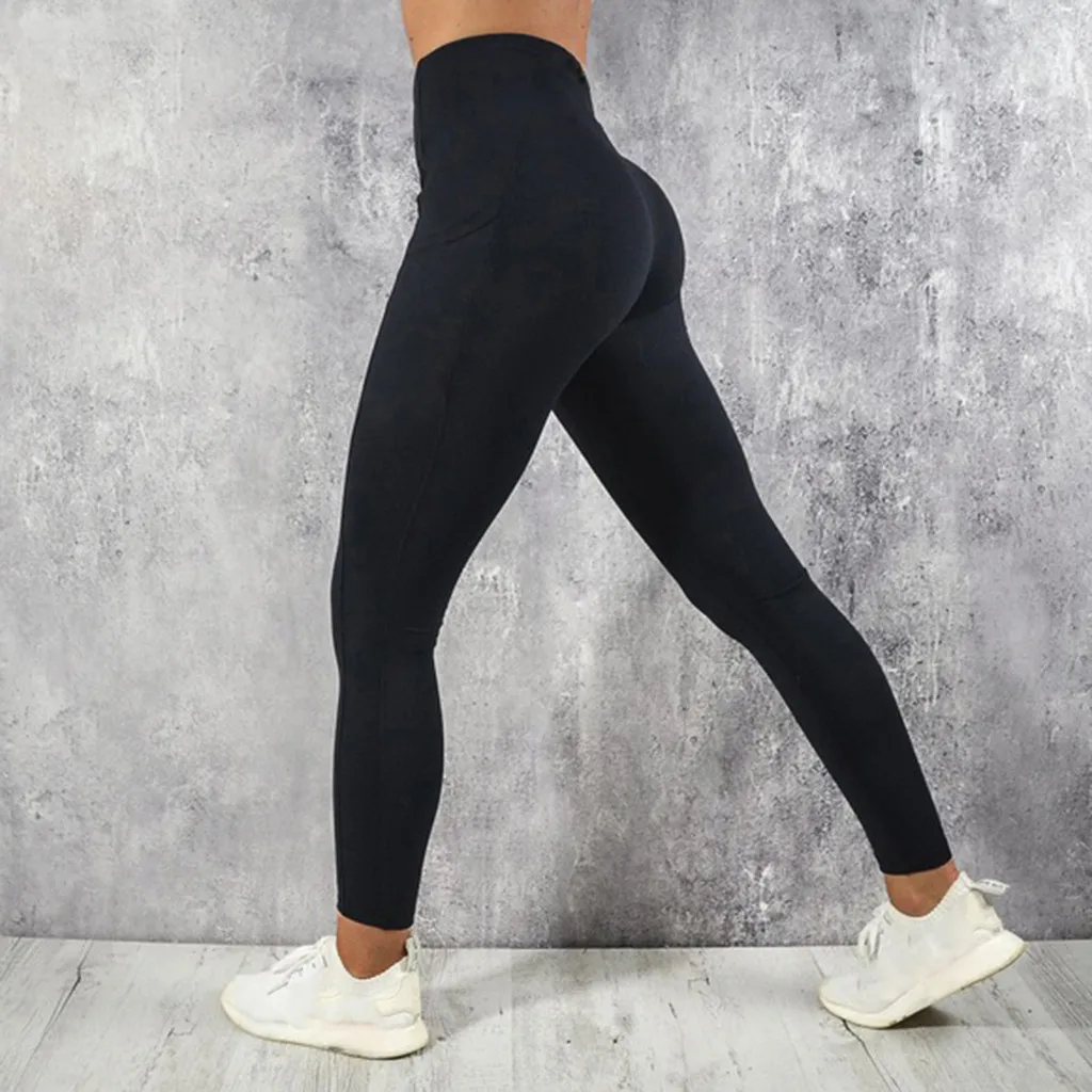 

Women's High Waist Tummy Control Slimming Booty Leggings Lift Sport Leggings For Running Trousers#30