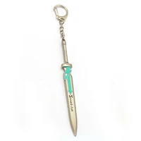 xowshine sword art online weapon model keychain people asuna alloy charm accessory metal keyring
