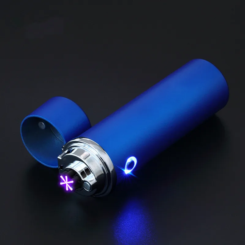 Креативная металлическая импульсная 6 дуговая Зажигалка USB Сменные