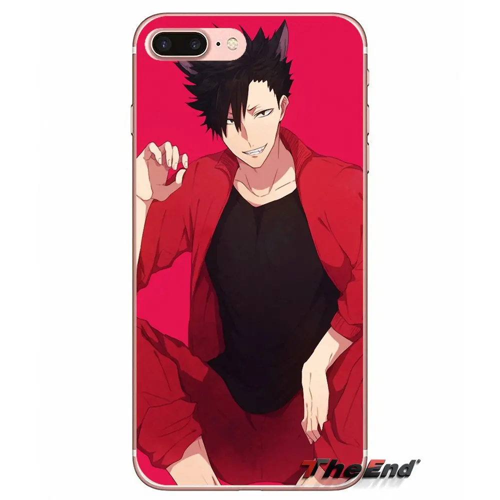 Мягкий чехол для iPhone X 4 4S 5 5S 5C SE 6 6S 7 8 Plus Samsung Galaxy J1 J3 J5 J7 A3 A5 2016 2017 Kuroo Tetsurou Haikyuu|case plus|for