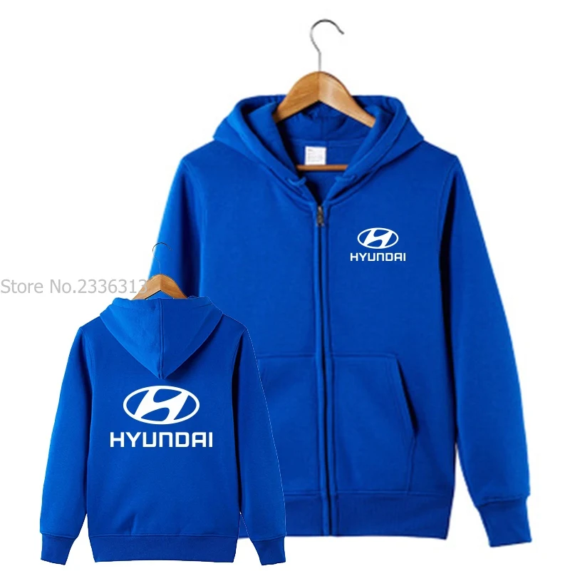 Мужская и Женская осенне зимняя одежда толстовка Hyundai пальто мотоциклетная