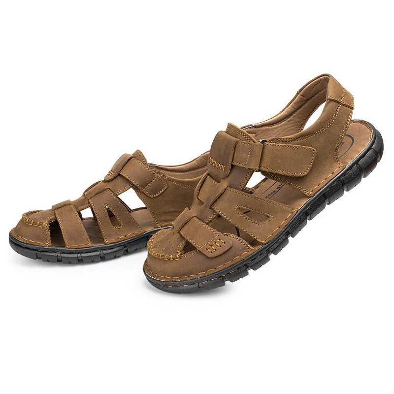 Tangnest/Новинка Брендовые мужские сандалии гладиаторы классическая обувь в