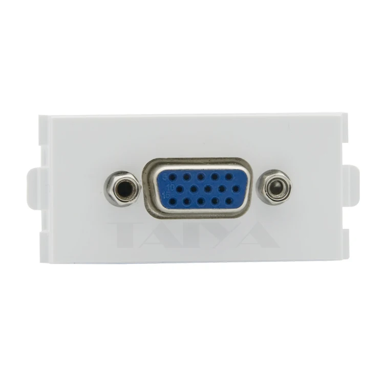 3 + 9 VGA разъем настенная пластина с задней стороны винтового соединения|vga connector wall