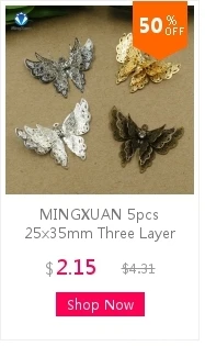 MINGXUAN 20 шт./лот античная бронза 29 мм круглый цветочный мотив амулеты хорошее качество и Diy ювелирных изделий C879