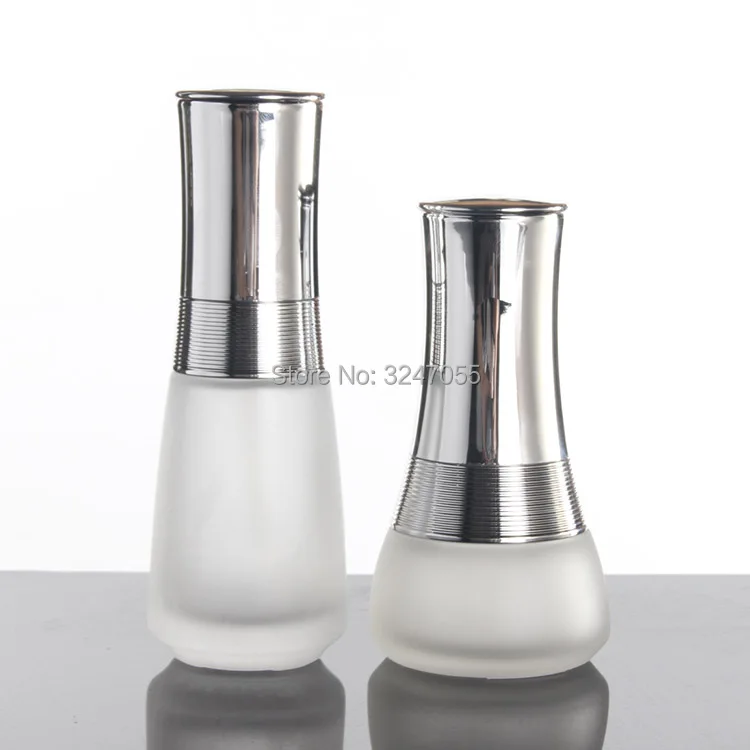 10 шт 120ml100ml45ml30ml стеклянная косметическая бутылка для лосьона пустая портативная