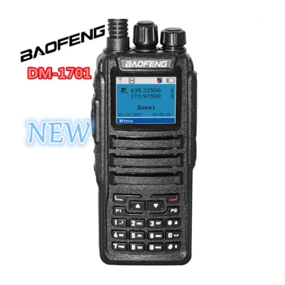 Baofeng DM-1701 двухдиапазонный I& II DMR& Аналоговый Цифровой двухсторонний радиоприемник 136-174 МГц и 400-470 МГц Двухдиапазонная рация DM1701