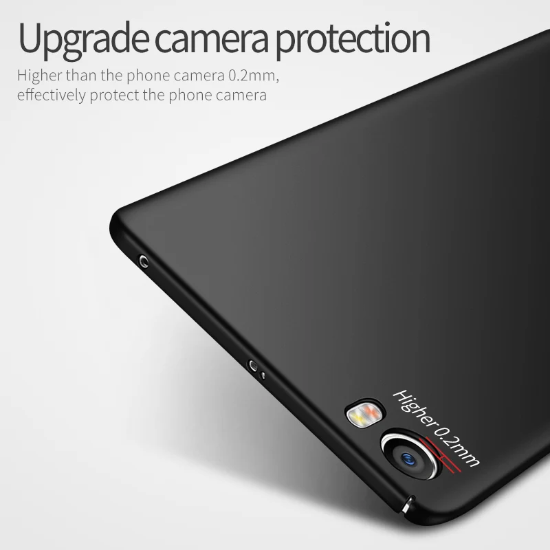 Msvii для Xiaomi Mi5 Чехол s Mi5s Plus 5/7 Mi 5 360 Prime Подлинный Чёрный Тонкий Твёрдый Глянцевый