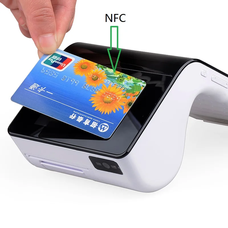 Термальный принтер оптом 58 мм 7 дюймов точка продажи Android POS терминал с NFC