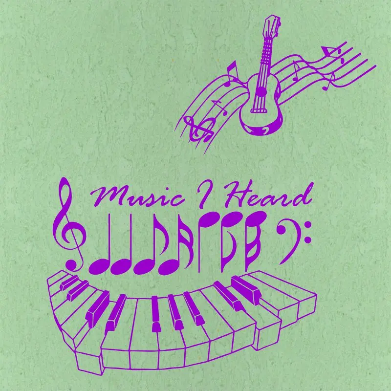 CHM DIY etiqueta де ла сравнению para entusiastas de la musica personalizo vinilo decoracion mu1782|Наклейки на стену| |