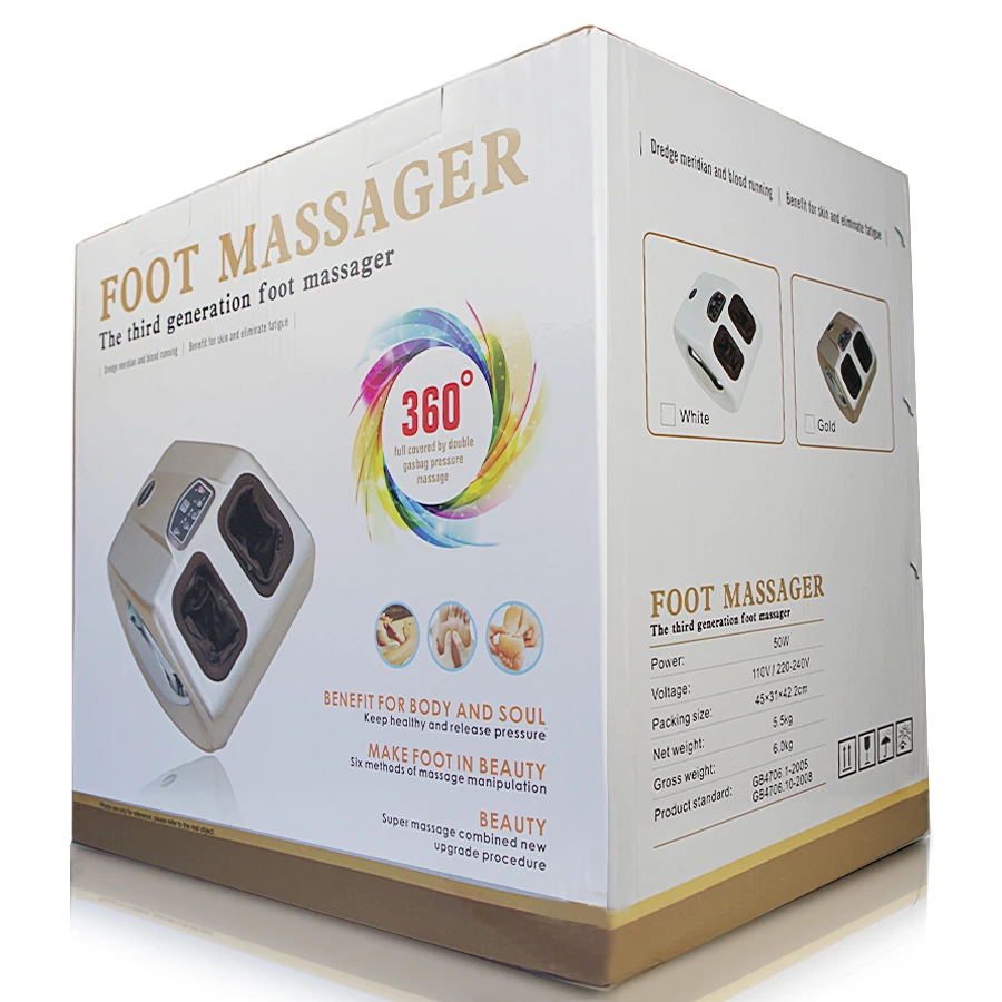 

Electric Foot Massager Machine Intelligent foot therapy Shiatsu heating Airbag scraping kneading Foot SPA Massage Health Care