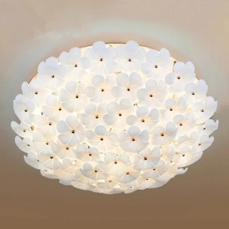 Современный светодиодный круглый потолочный светильник ZA лампа в форме цветка