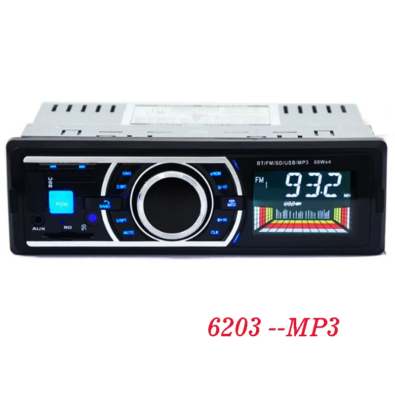 Авторадио In-Dash с поддержкой fm-передатчика USB/SD 1 Din Автомобильный MP3-плеер пультом