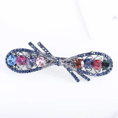 Multicolor-G2-113 EASYA винтажные аксессуары для волос ювелирные Заколки Sparlkling Бабочка бант заколка для волос ретро украшения для волос - Окраска металла: Multicolor-G2-113