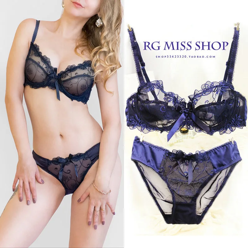 90C комплект бюстгальтера купить больше Большая скидка плюс размер тонкая чашка