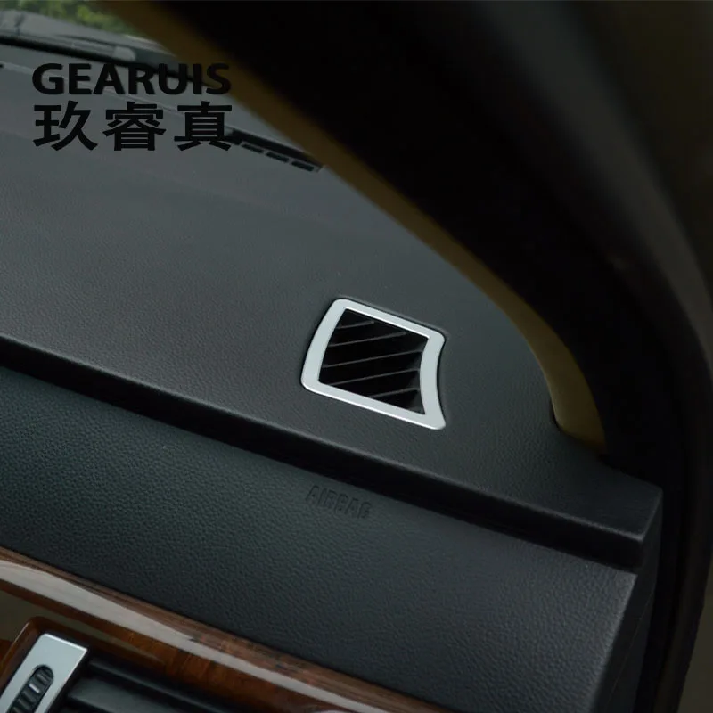 Автомобильный Стайлинг AC Outlet Trim dashboard Air Frame Декоративные Чехлы наклейки для BMW 5